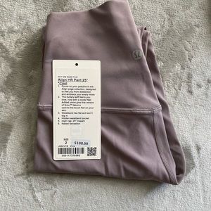 lululemon align leggings 25” size 2